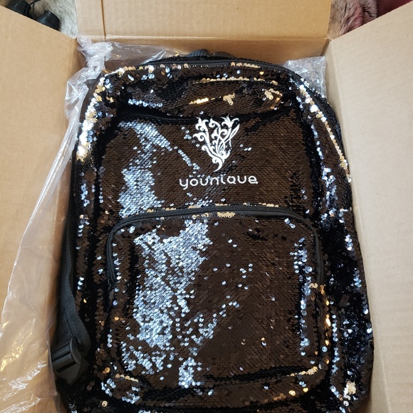younique sequin backpack